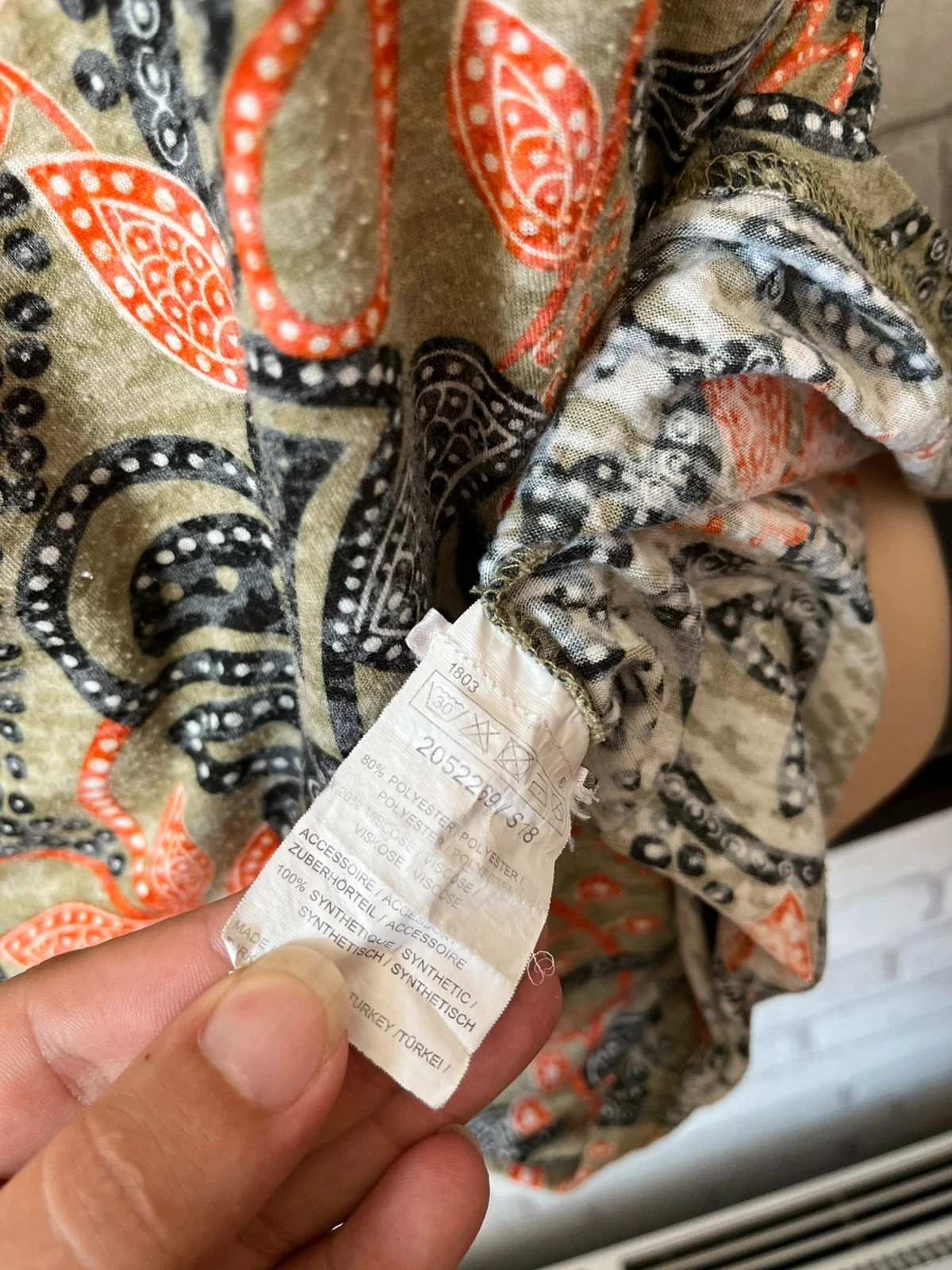 Tanque/blusa fluida com estampa – Tamanho 40 – photo 3